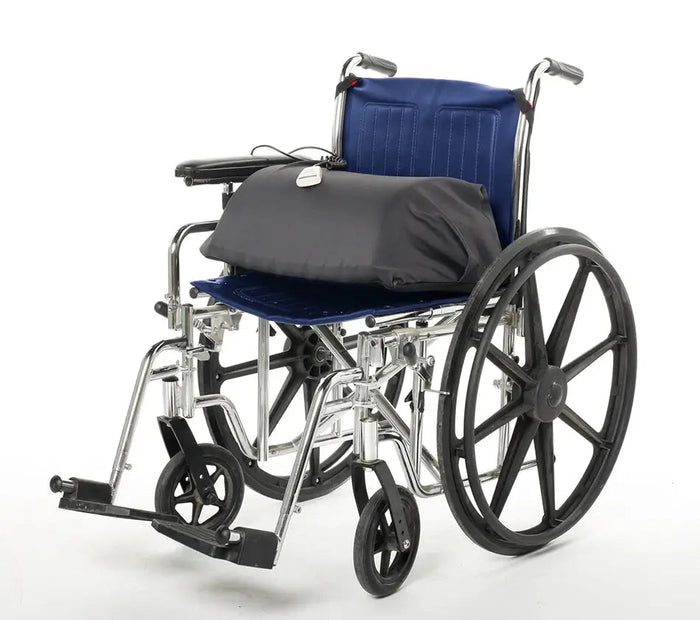 Lift Assist cushion fitted to a wheelchair